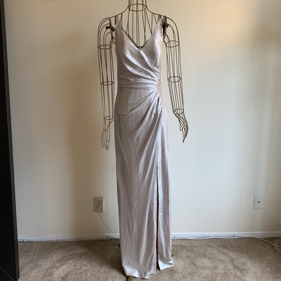 eliza j metallic dress